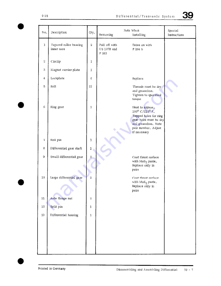 Porsche 928 - Workshop Manual Download Page 845