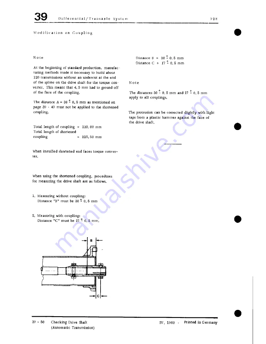 Porsche 928 - Workshop Manual Download Page 888