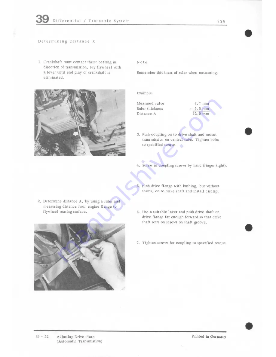 Porsche 928 - Workshop Manual Download Page 890