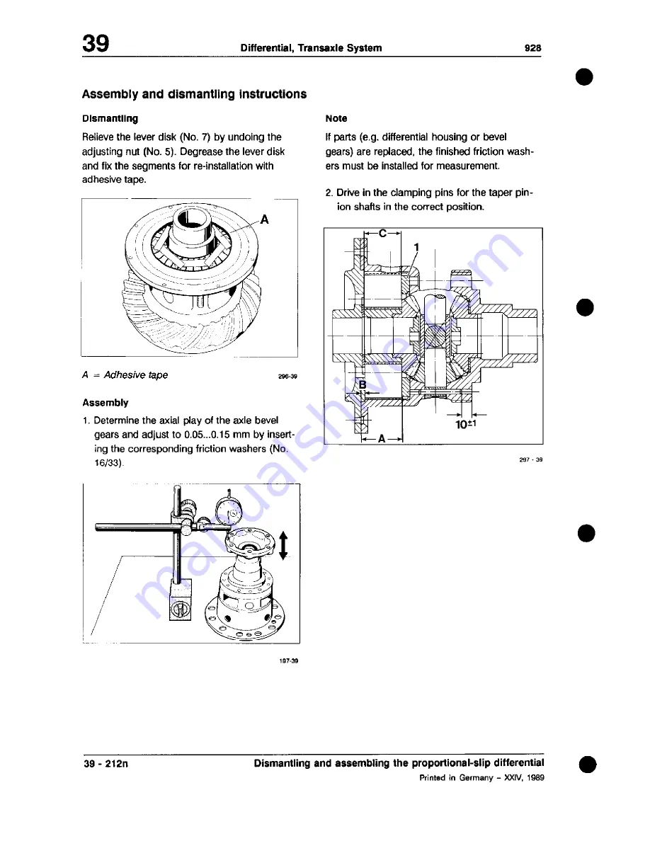 Porsche 928 - Workshop Manual Download Page 998