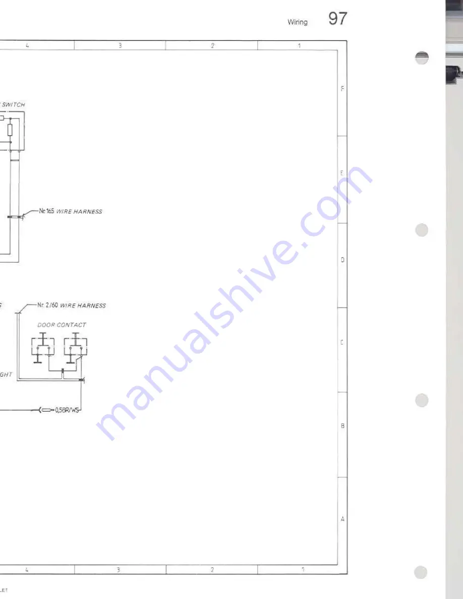 Porsche 930 TURBO USA - 1976 CURRENT FLOW DIAGRAM Скачать руководство пользователя страница 41