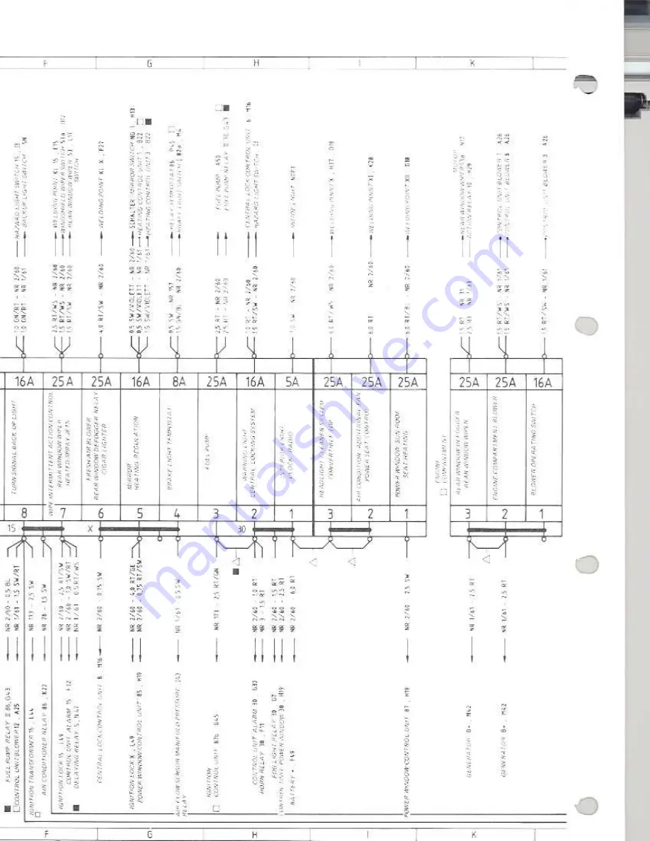 Porsche 930 TURBO USA - 1976 CURRENT FLOW DIAGRAM Manual Download Page 75