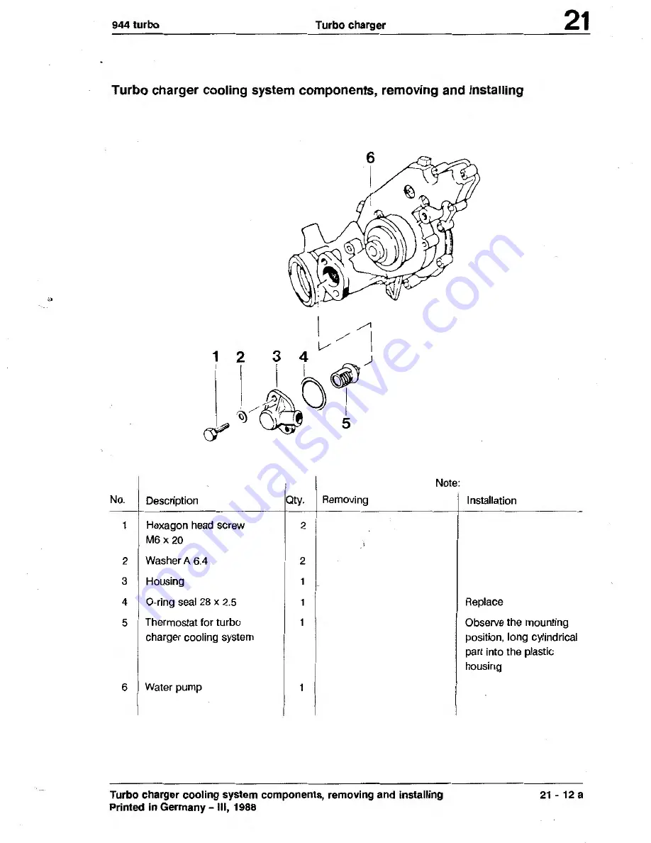 Porsche 944 Turbo 1988 Скачать руководство пользователя страница 78