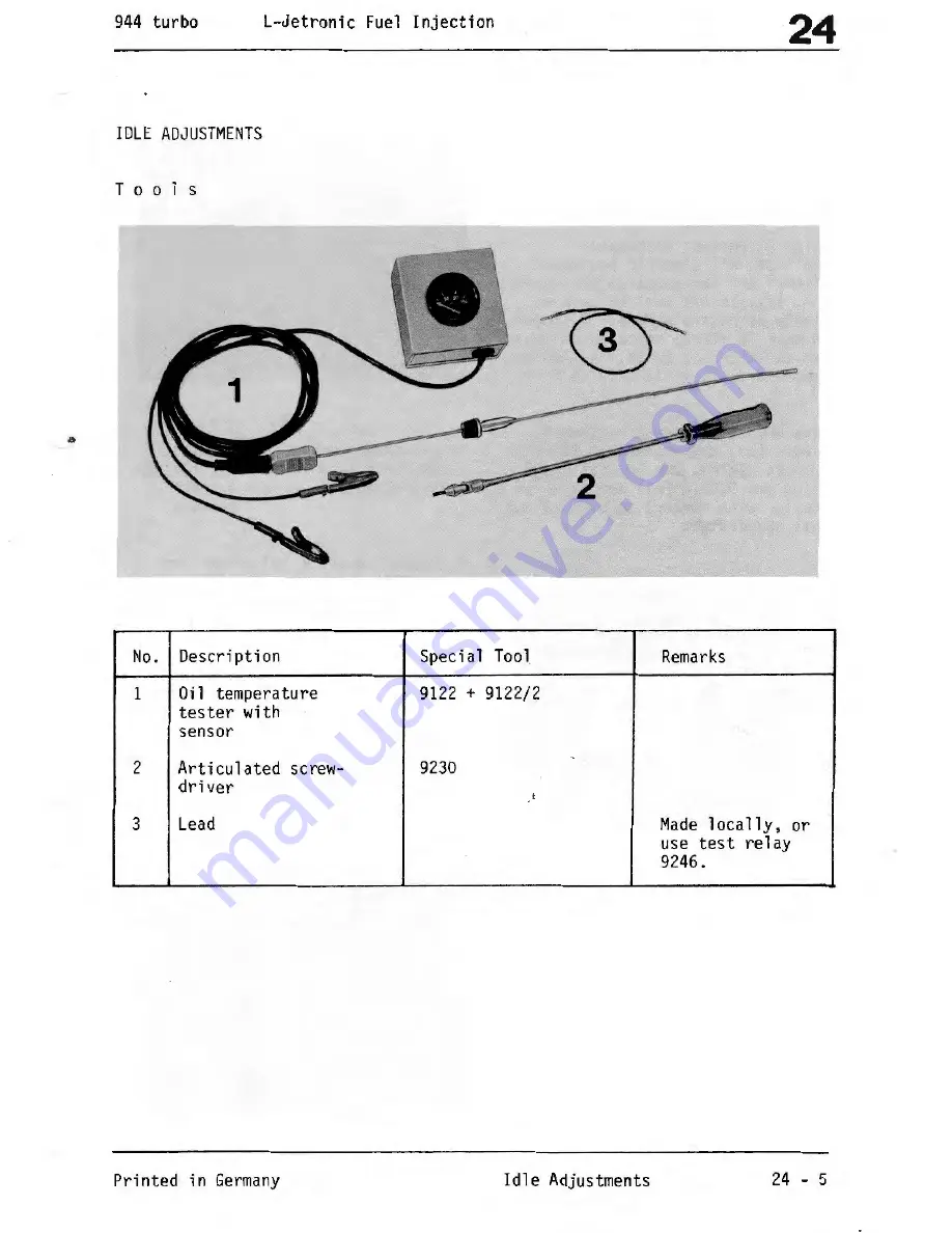 Porsche 944 Turbo 1988 Workshop Manual Download Page 84