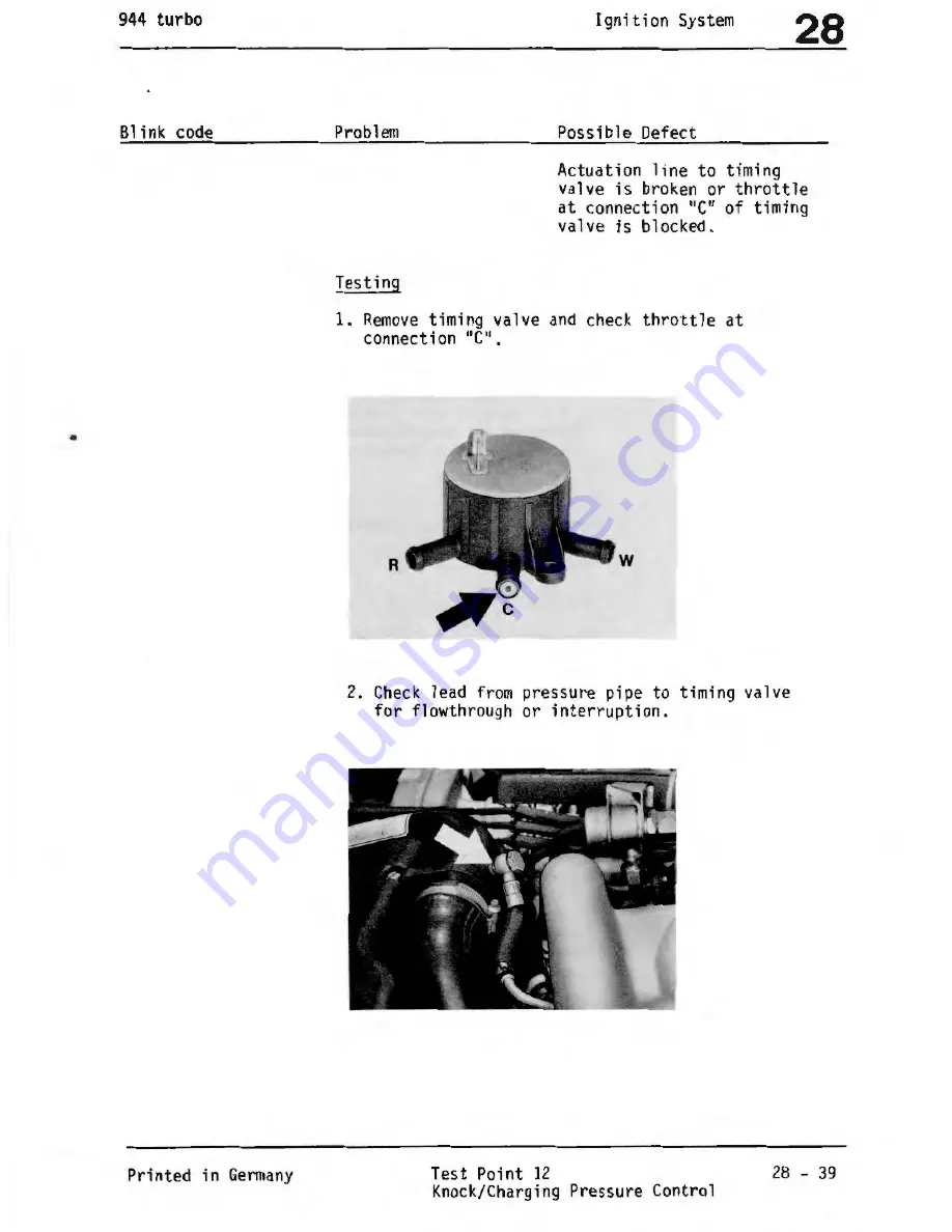 Porsche 944 Turbo 1988 Workshop Manual Download Page 138