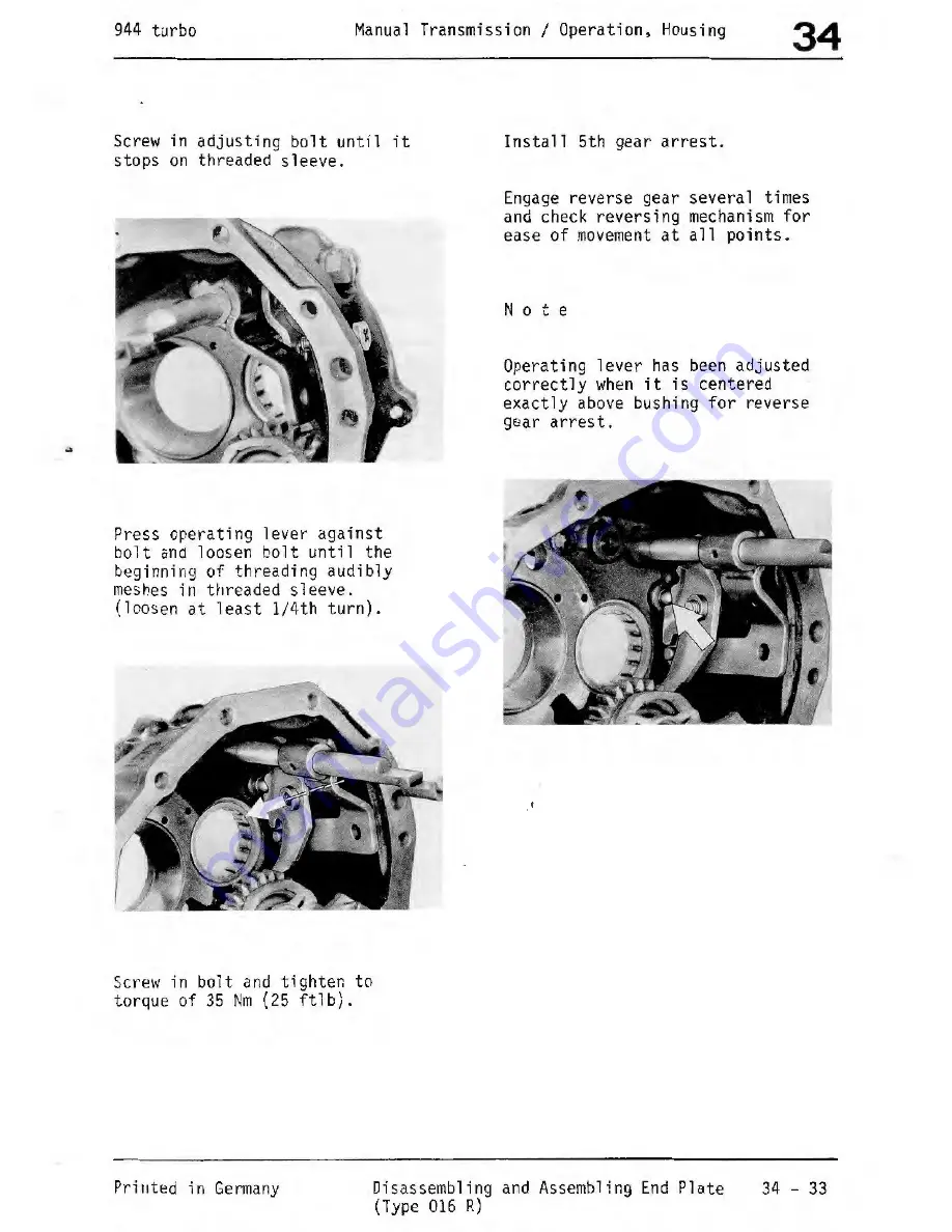 Porsche 944 Turbo 1988 Скачать руководство пользователя страница 190