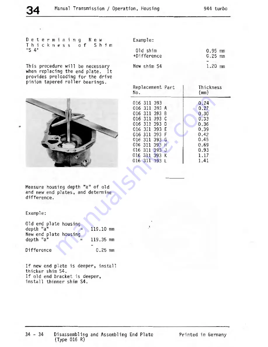 Porsche 944 Turbo 1988 Скачать руководство пользователя страница 191