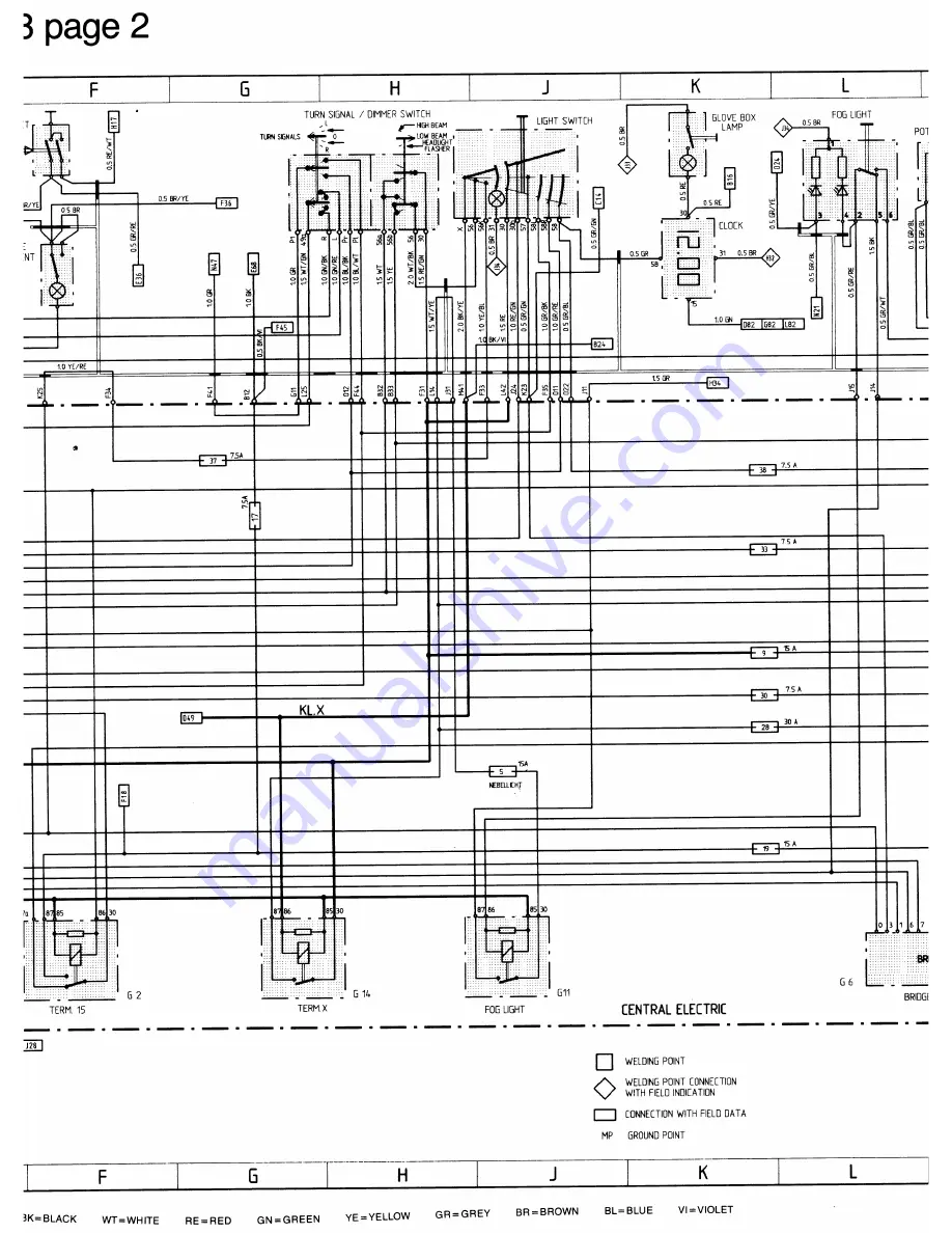 Porsche 944 - VOLUME 5-ELECTRICAL Скачать руководство пользователя страница 12