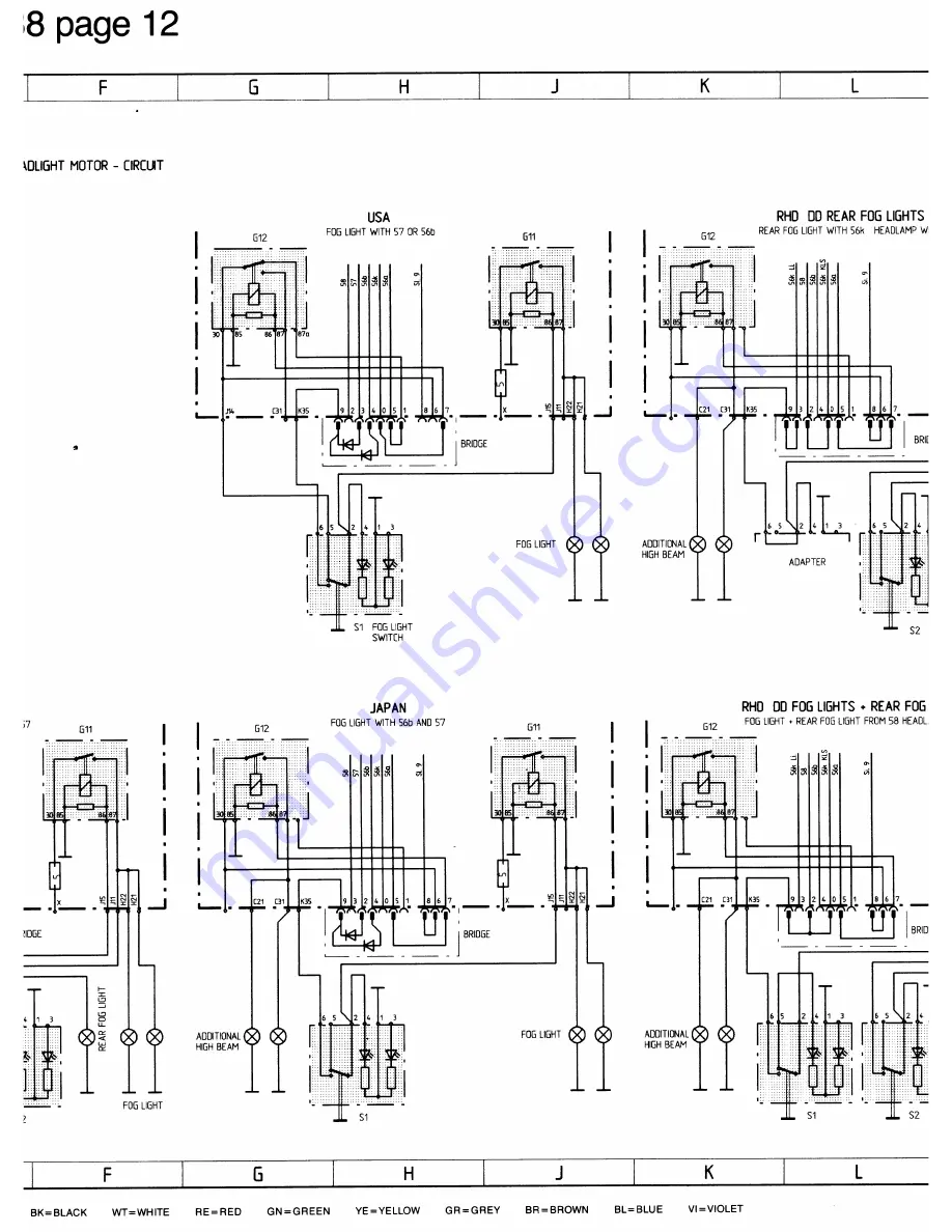 Porsche 944 - VOLUME 5-ELECTRICAL Скачать руководство пользователя страница 47