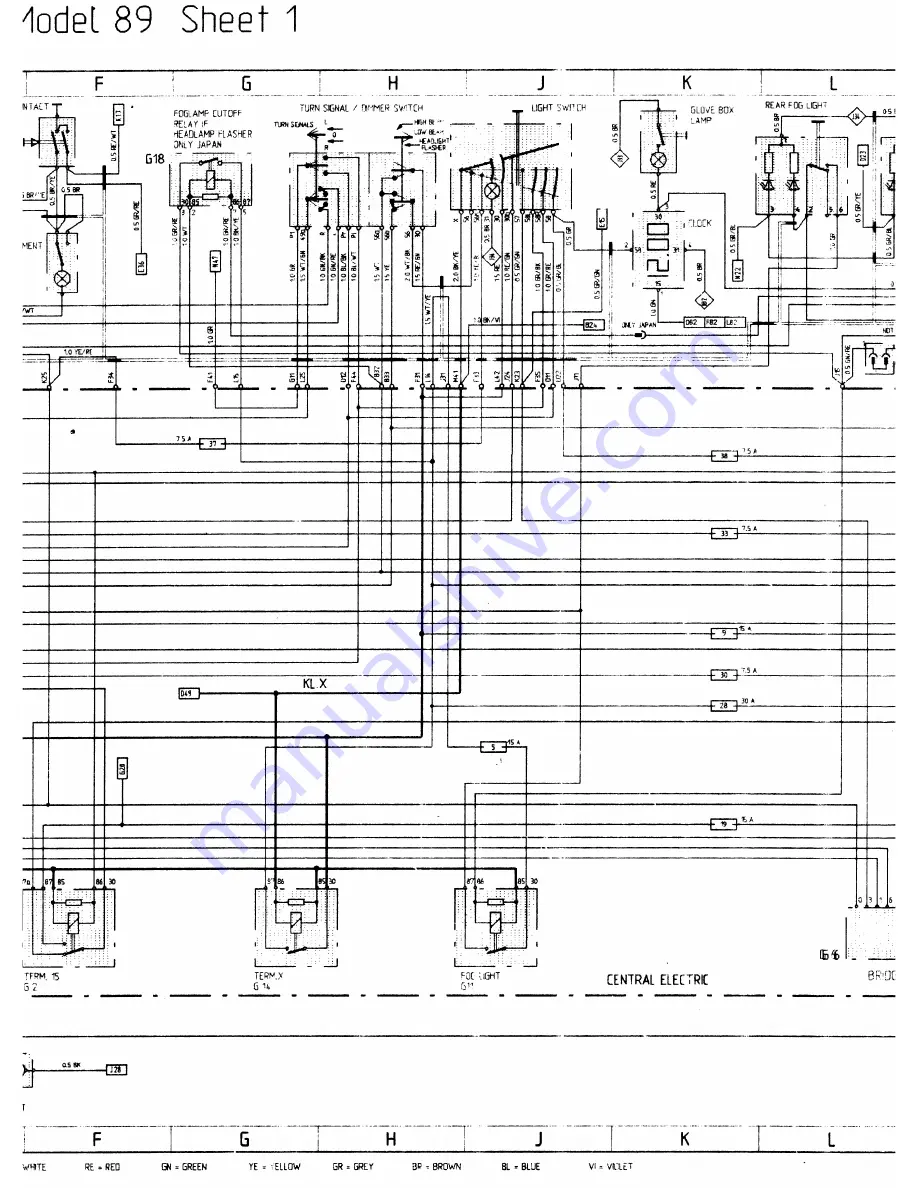 Porsche 944 - VOLUME 5-ELECTRICAL Скачать руководство пользователя страница 64