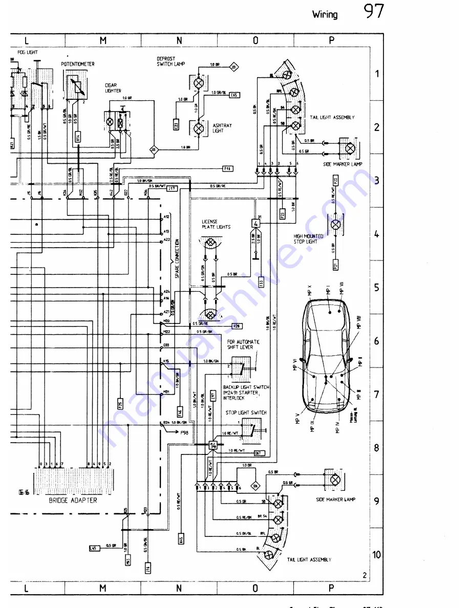 Porsche 944 - VOLUME 5-ELECTRICAL Manual Download Page 69