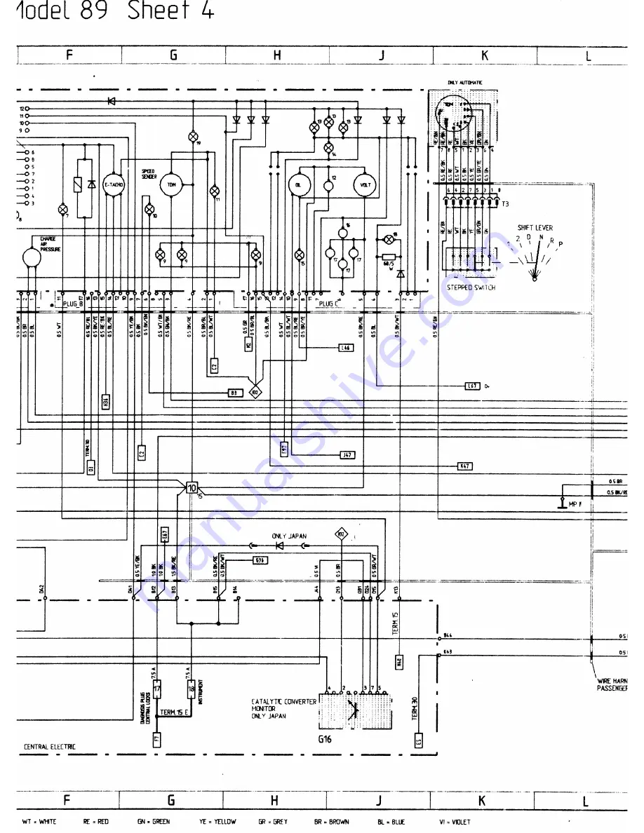 Porsche 944 - VOLUME 5-ELECTRICAL Manual Download Page 77