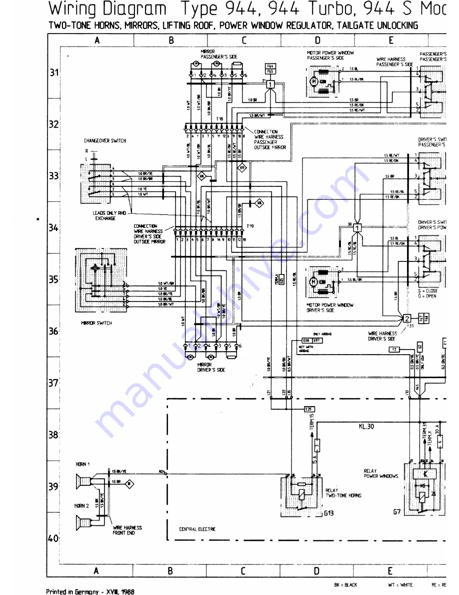 Porsche 944 - VOLUME 5-ELECTRICAL Скачать руководство пользователя страница 89