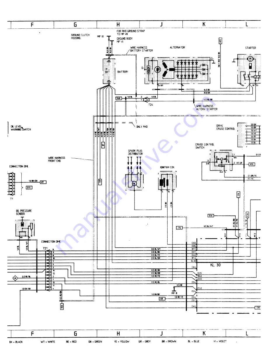 Porsche 944 - VOLUME 5-ELECTRICAL Скачать руководство пользователя страница 93