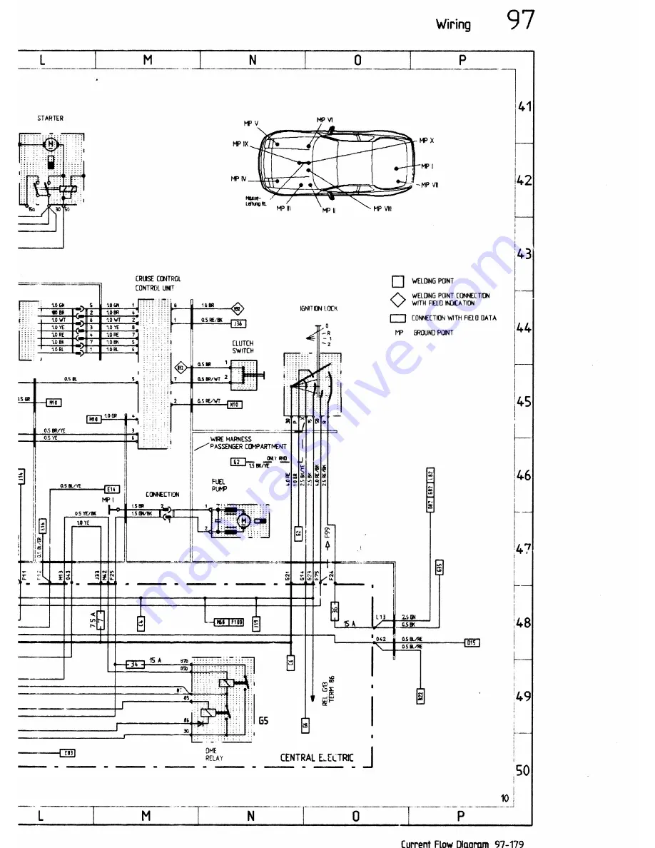 Porsche 944 - VOLUME 5-ELECTRICAL Manual Download Page 102