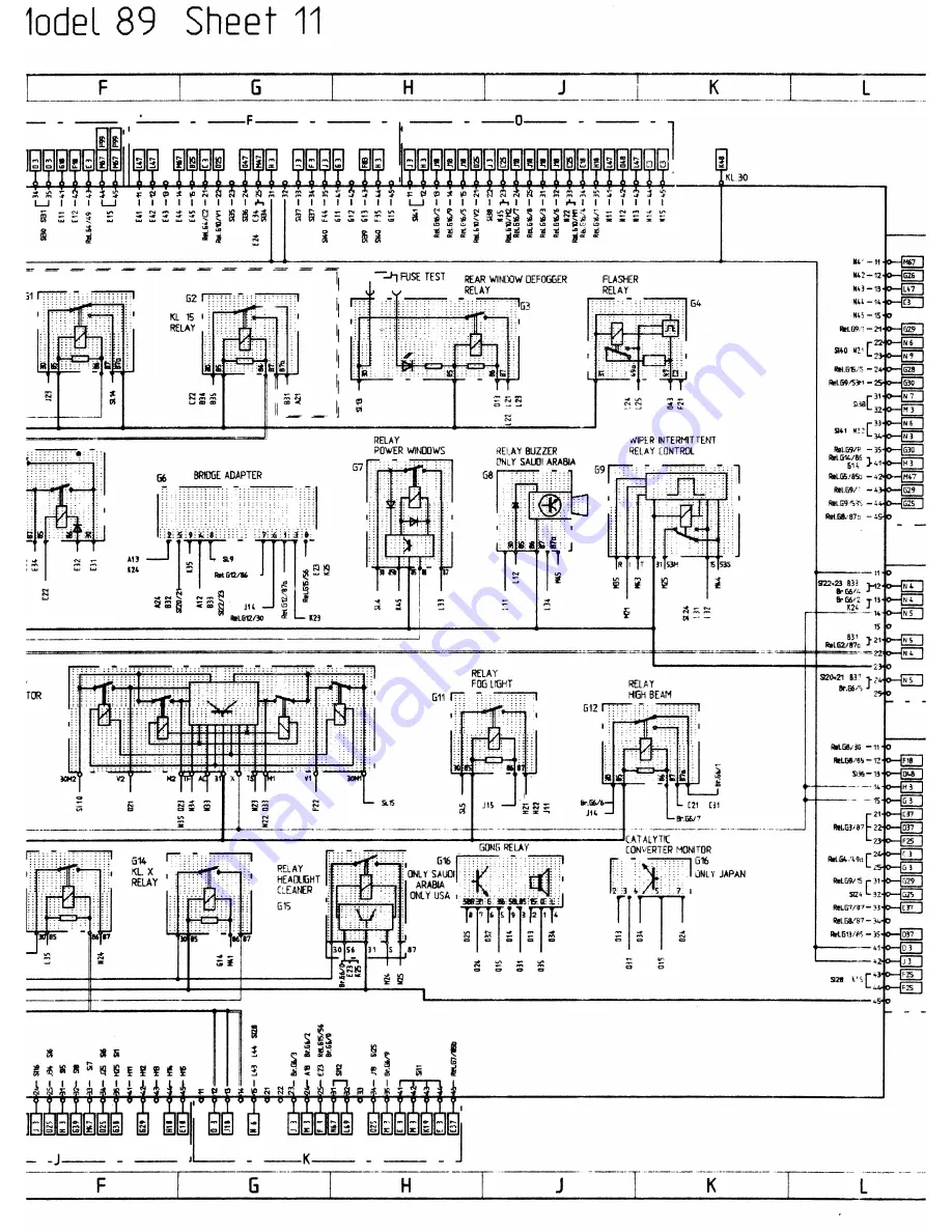 Porsche 944 - VOLUME 5-ELECTRICAL Manual Download Page 105