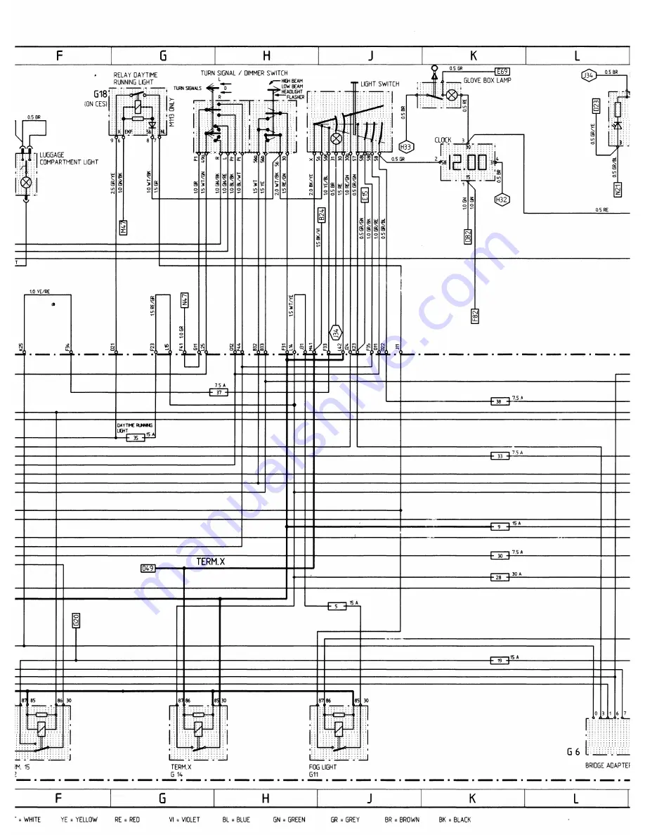 Porsche 944 - VOLUME 5-ELECTRICAL Скачать руководство пользователя страница 189