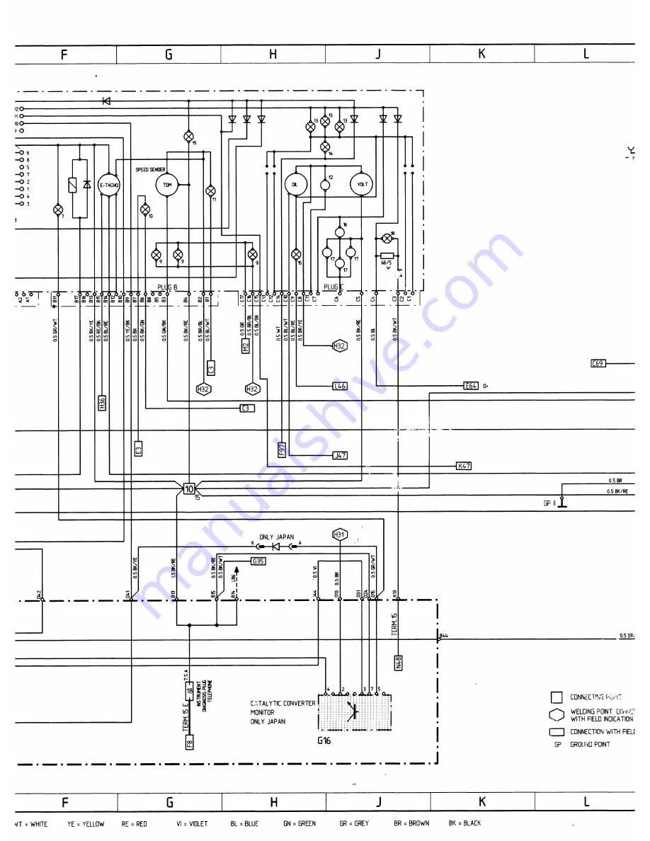 Porsche 944 - VOLUME 5-ELECTRICAL Скачать руководство пользователя страница 192