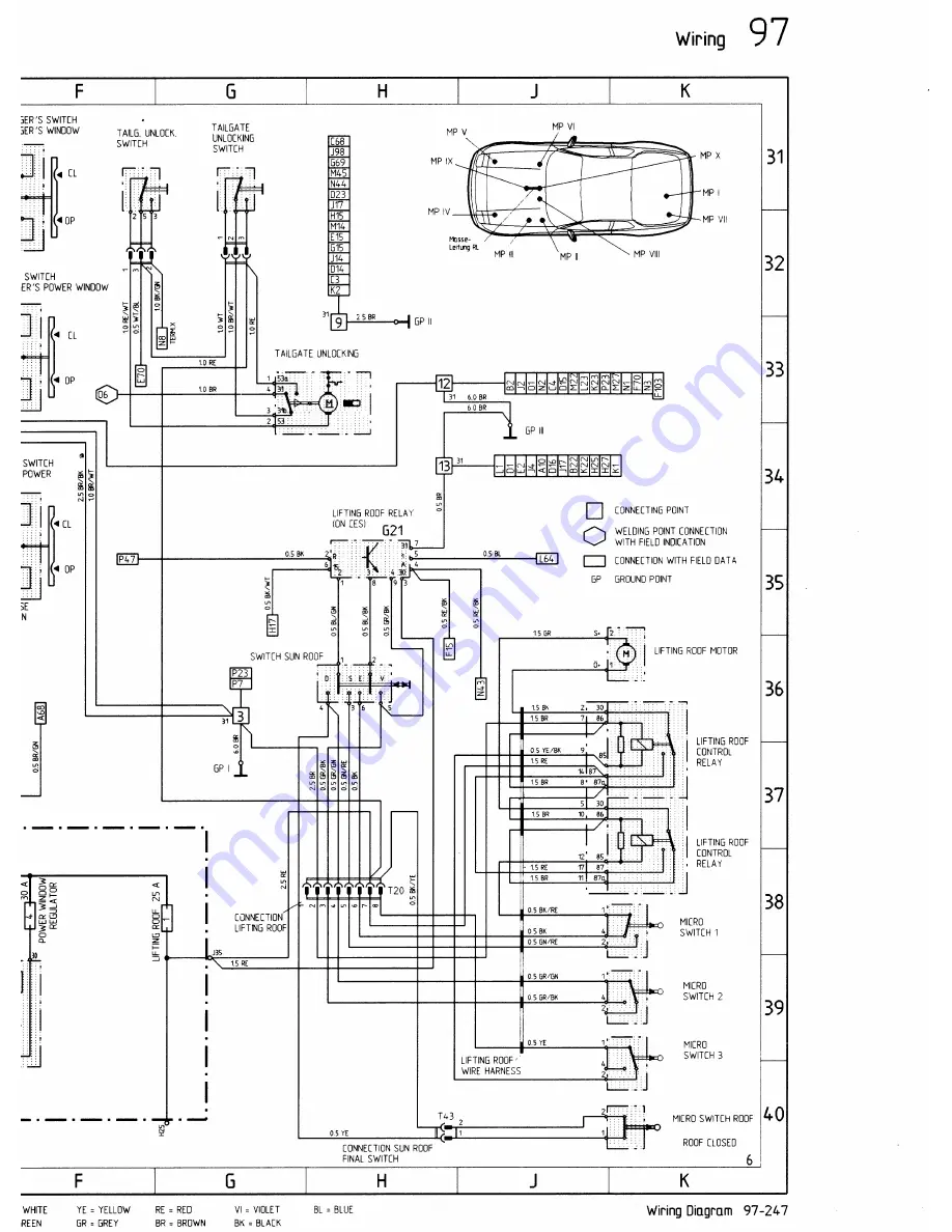 Porsche 944 - VOLUME 5-ELECTRICAL Скачать руководство пользователя страница 201