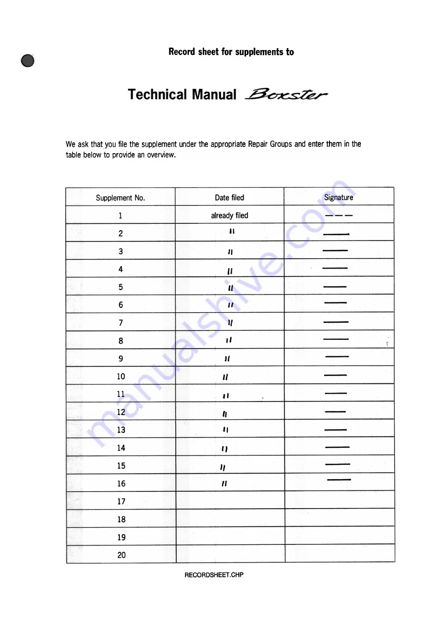 Porsche Boxster 1999 Technical Manual Download Page 4