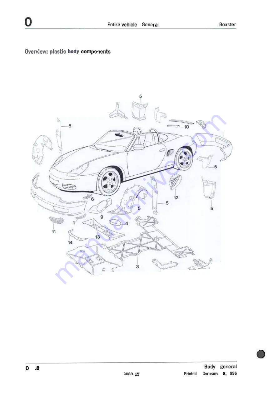 Porsche Boxster 1999 Technical Manual Download Page 28