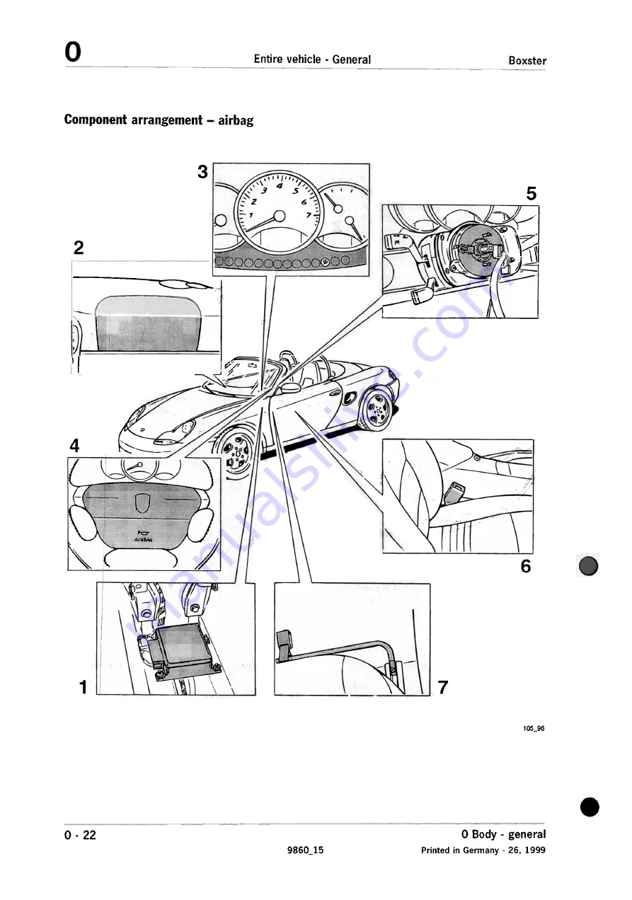 Porsche Boxster 1999 Technical Manual Download Page 31