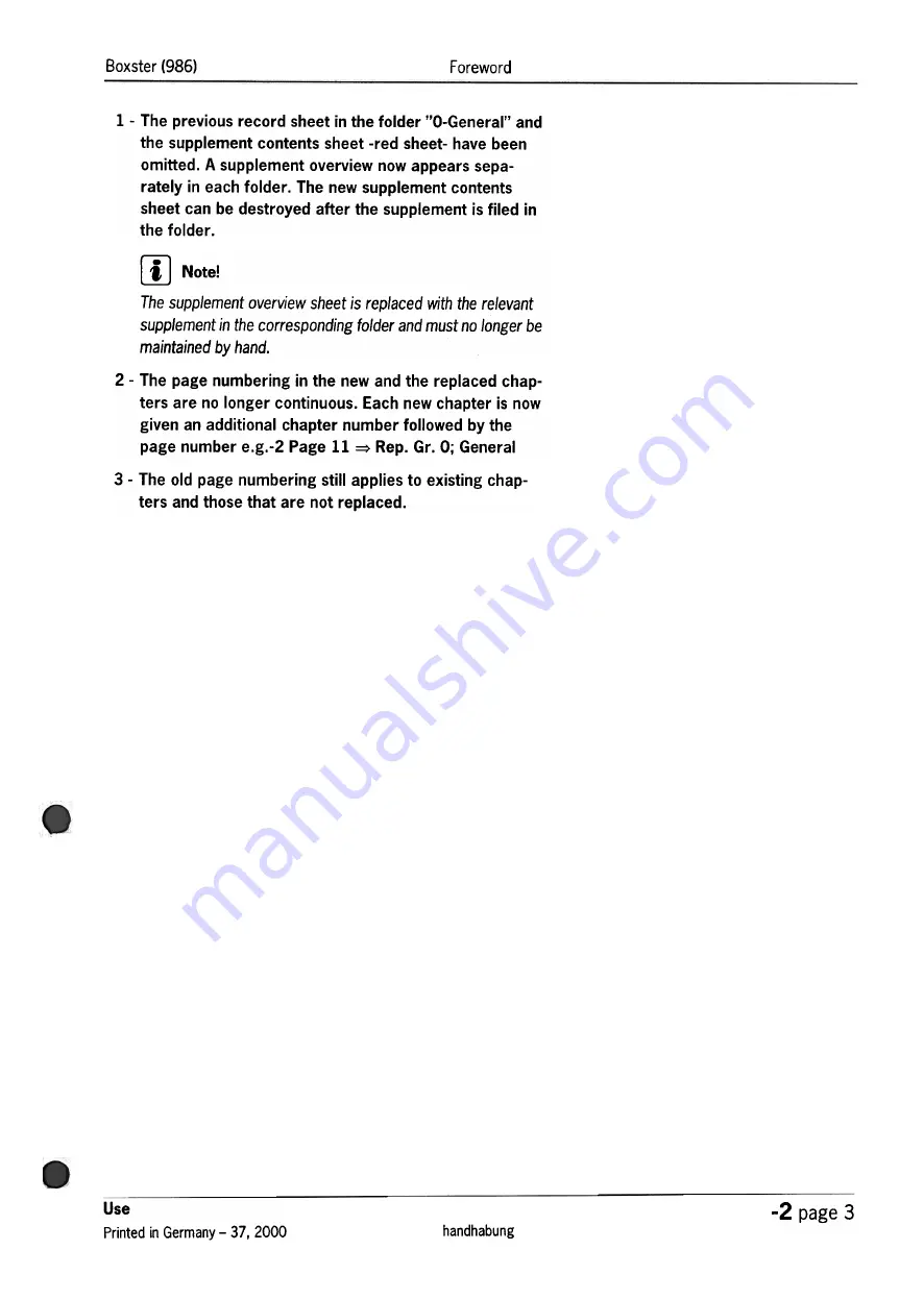 Porsche Boxster S Technical Manual Download Page 8