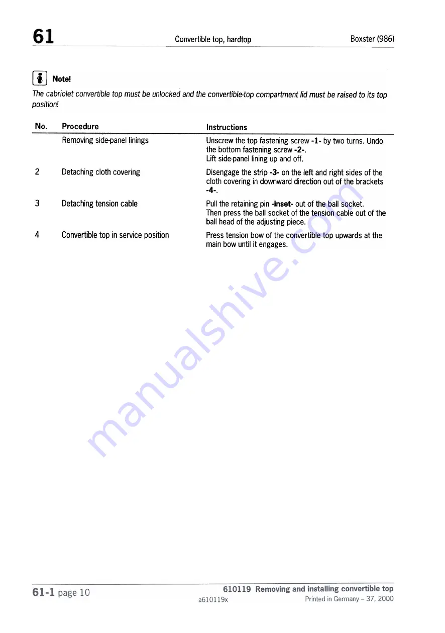 Porsche Boxster S Technical Manual Download Page 32