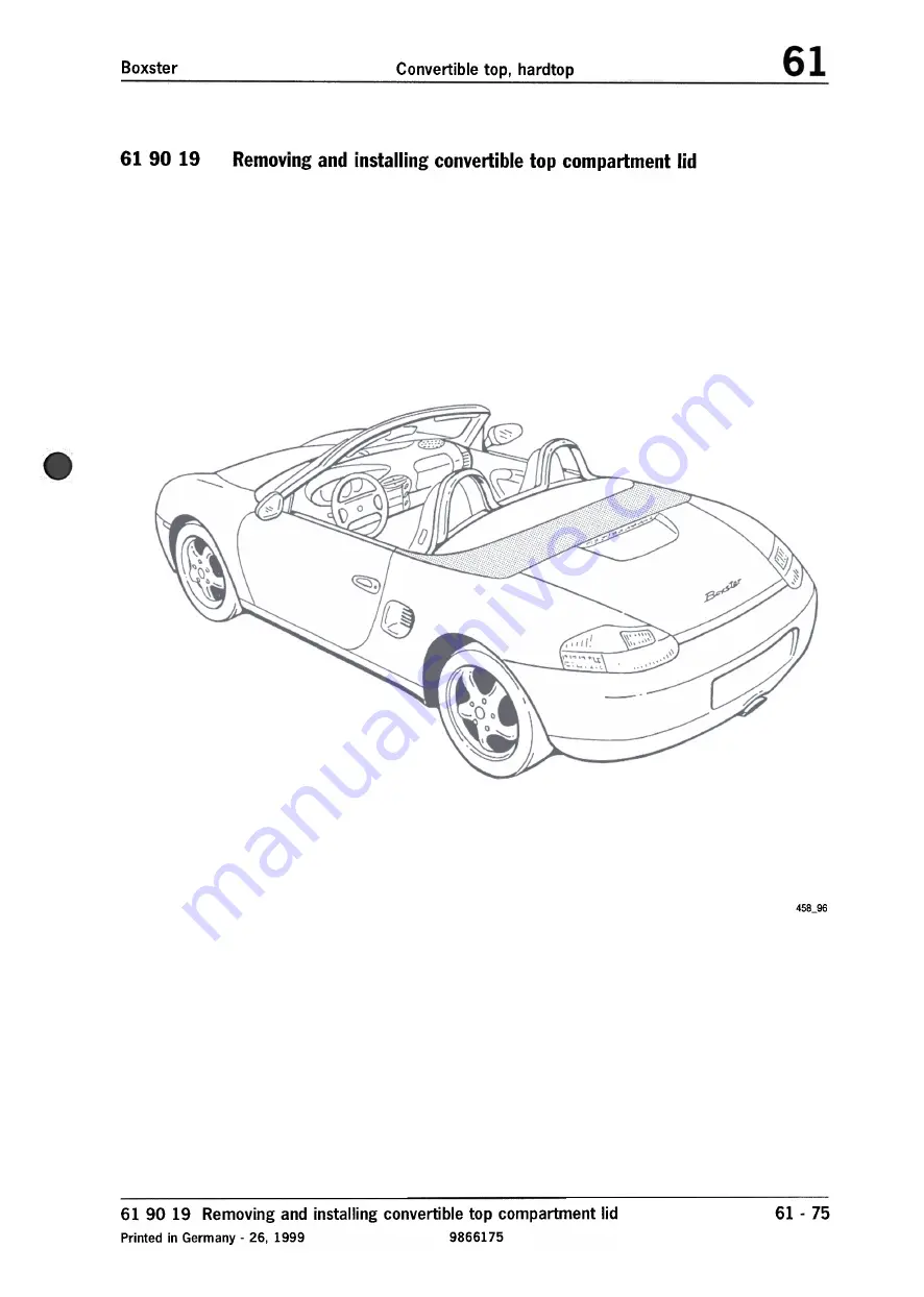 Porsche Boxster S Technical Manual Download Page 124