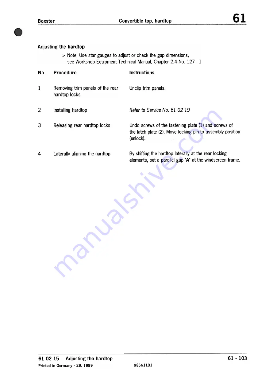 Porsche Boxster S Technical Manual Download Page 145