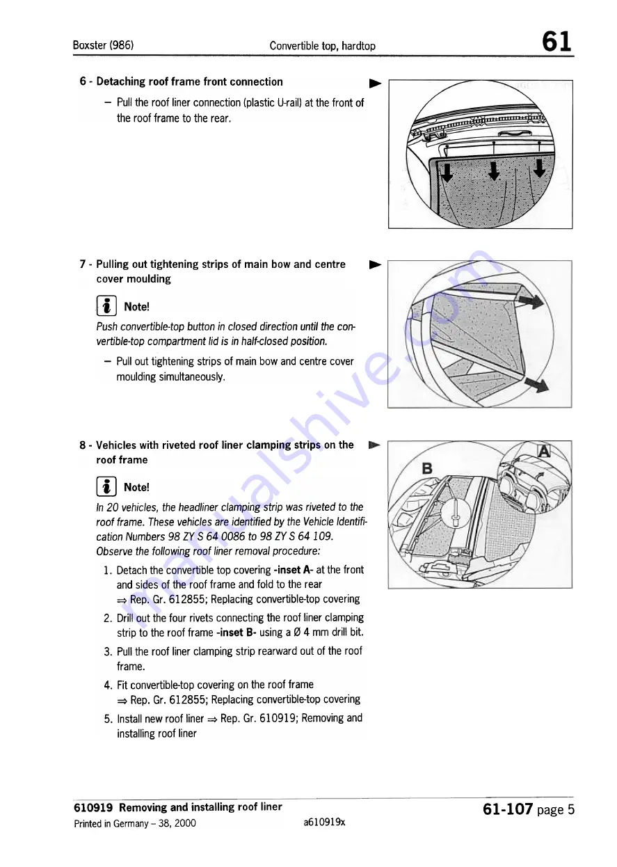 Porsche Boxster S Technical Manual Download Page 152