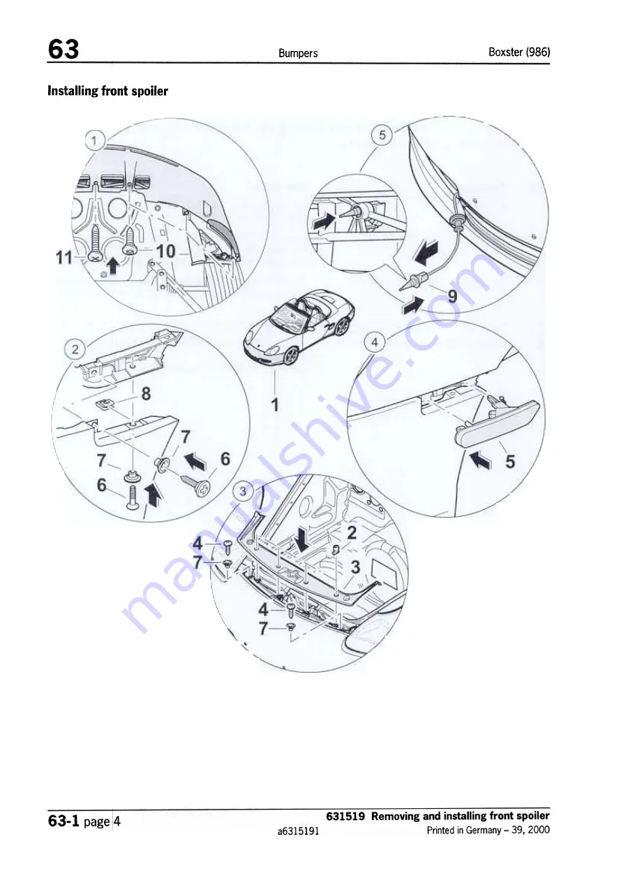 Porsche Boxster S Technical Manual Download Page 166