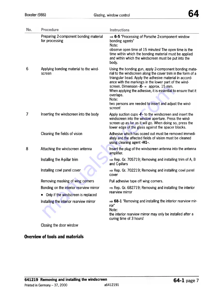 Porsche Boxster S Technical Manual Download Page 200