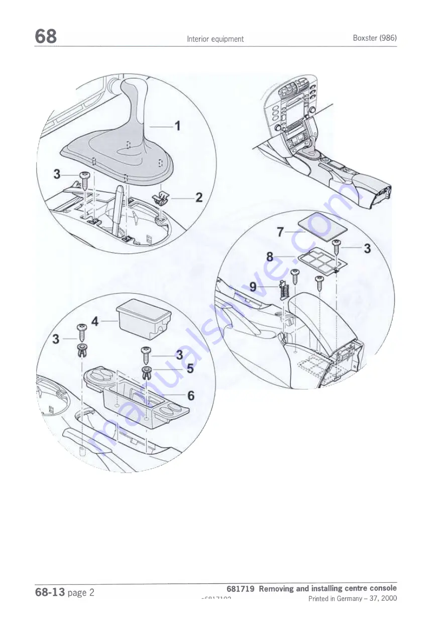 Porsche Boxster S Technical Manual Download Page 239