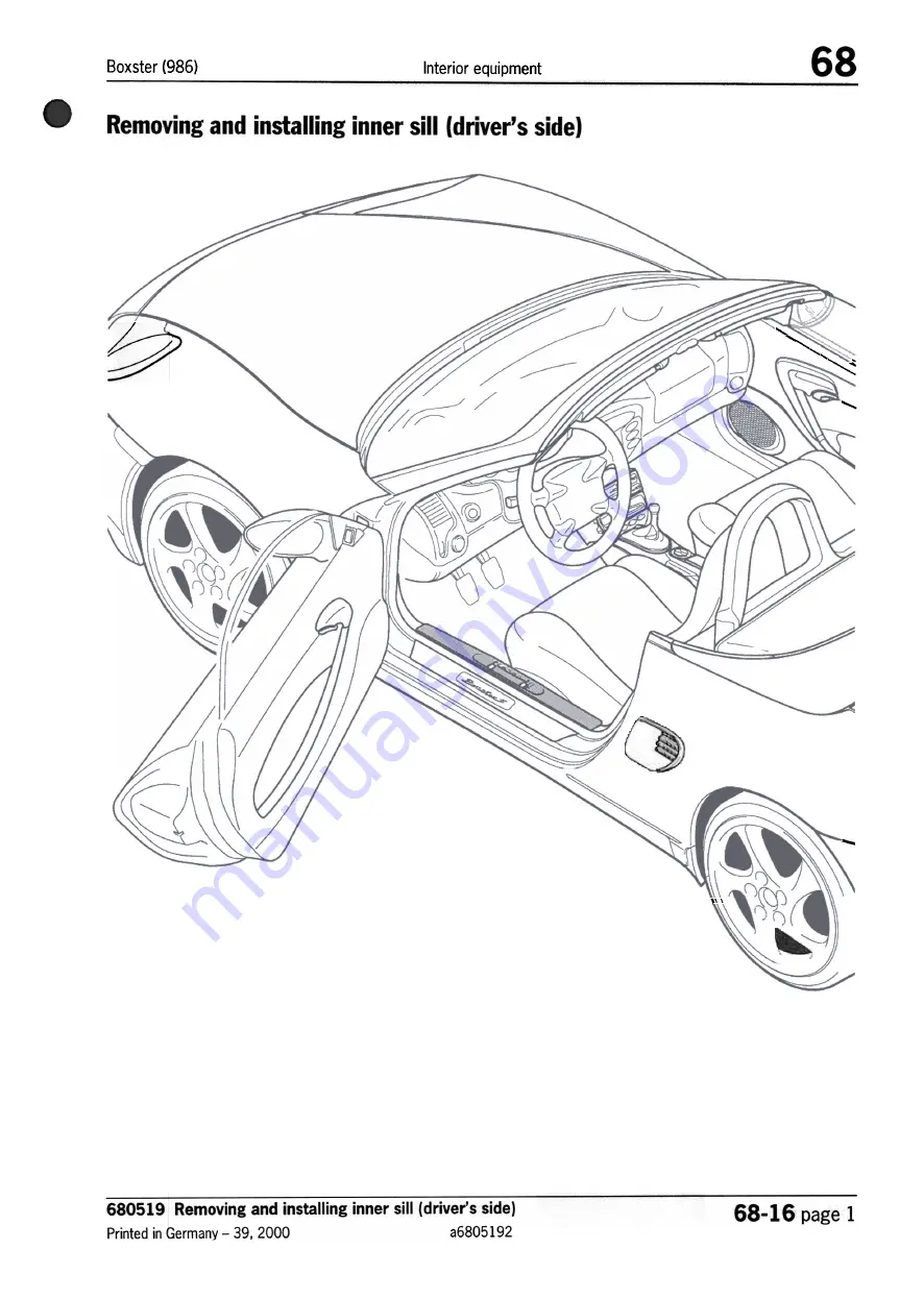 Porsche Boxster S Technical Manual Download Page 250