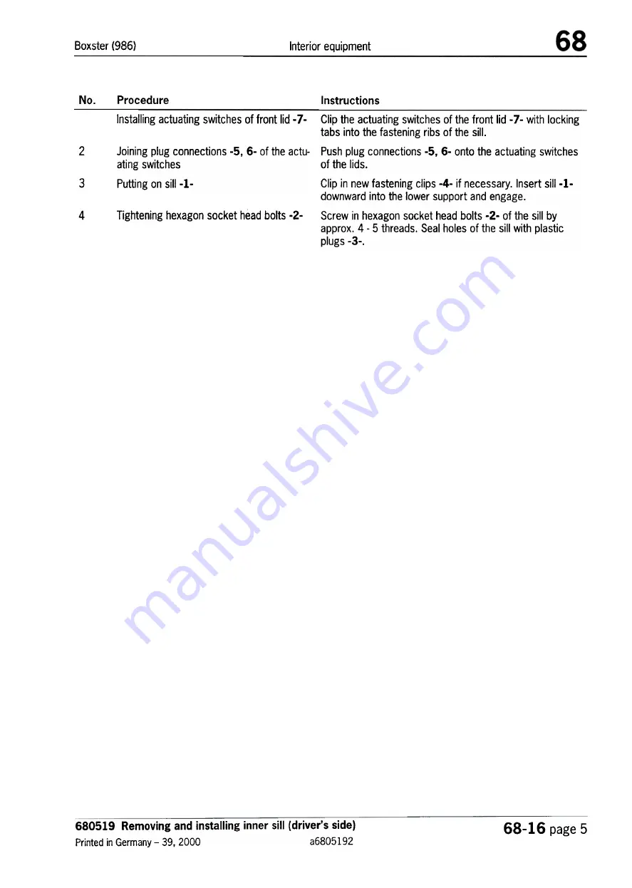 Porsche Boxster S Technical Manual Download Page 254