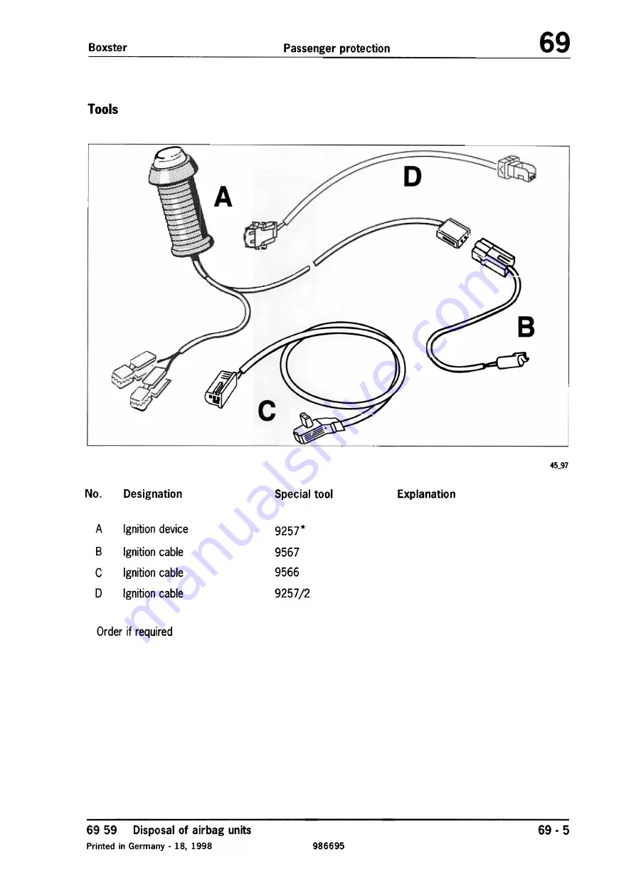 Porsche Boxster S Скачать руководство пользователя страница 261