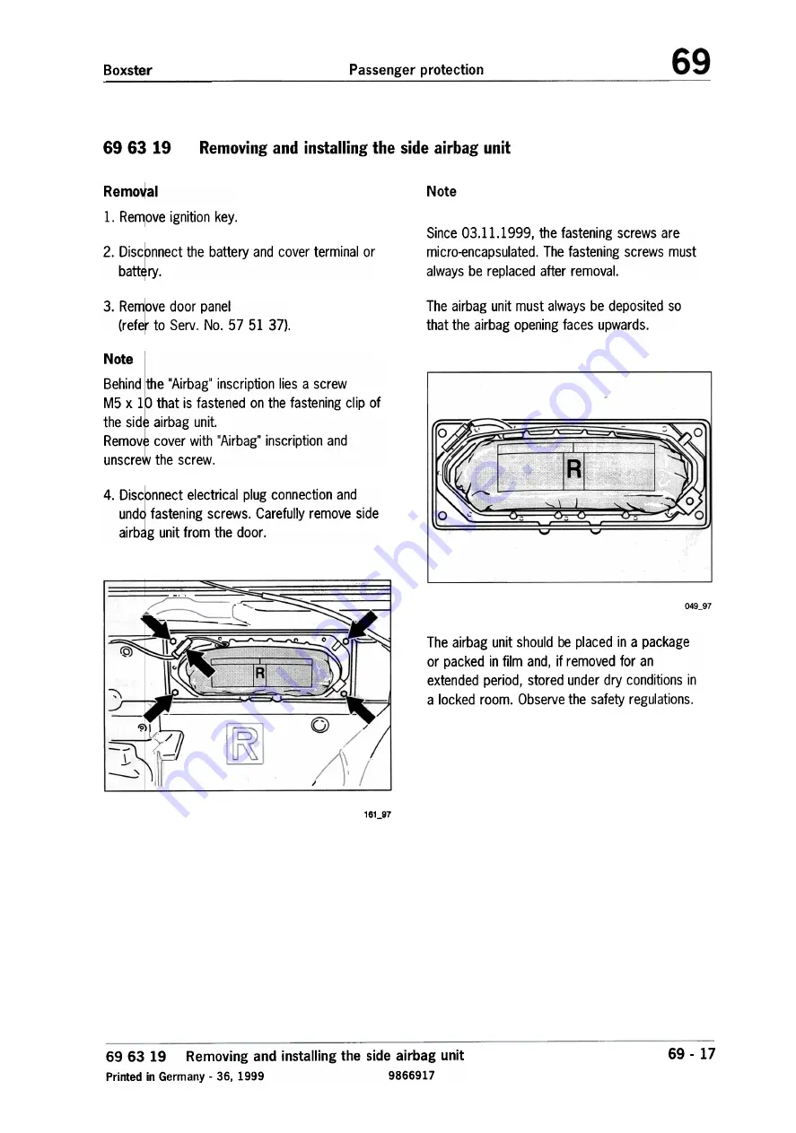 Porsche Boxster S Technical Manual Download Page 269