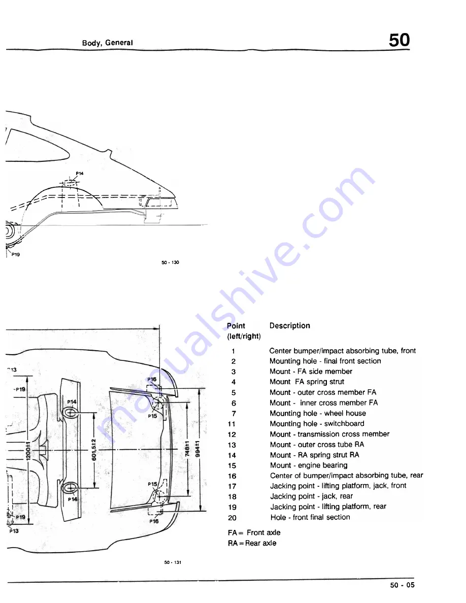 Porsche Carrera 4 911 1989 Workshop Manual Download Page 9