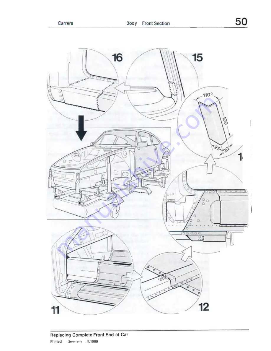 Porsche Carrera 4 911 1989 Workshop Manual Download Page 21