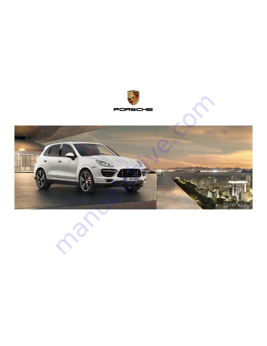 Porsche Cayenne Turbo S User Manual Download Page 1