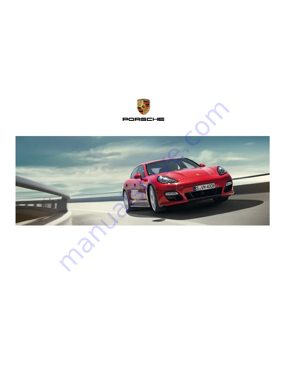 Porsche Panamera GTS User Handbook Manual Download Page 1