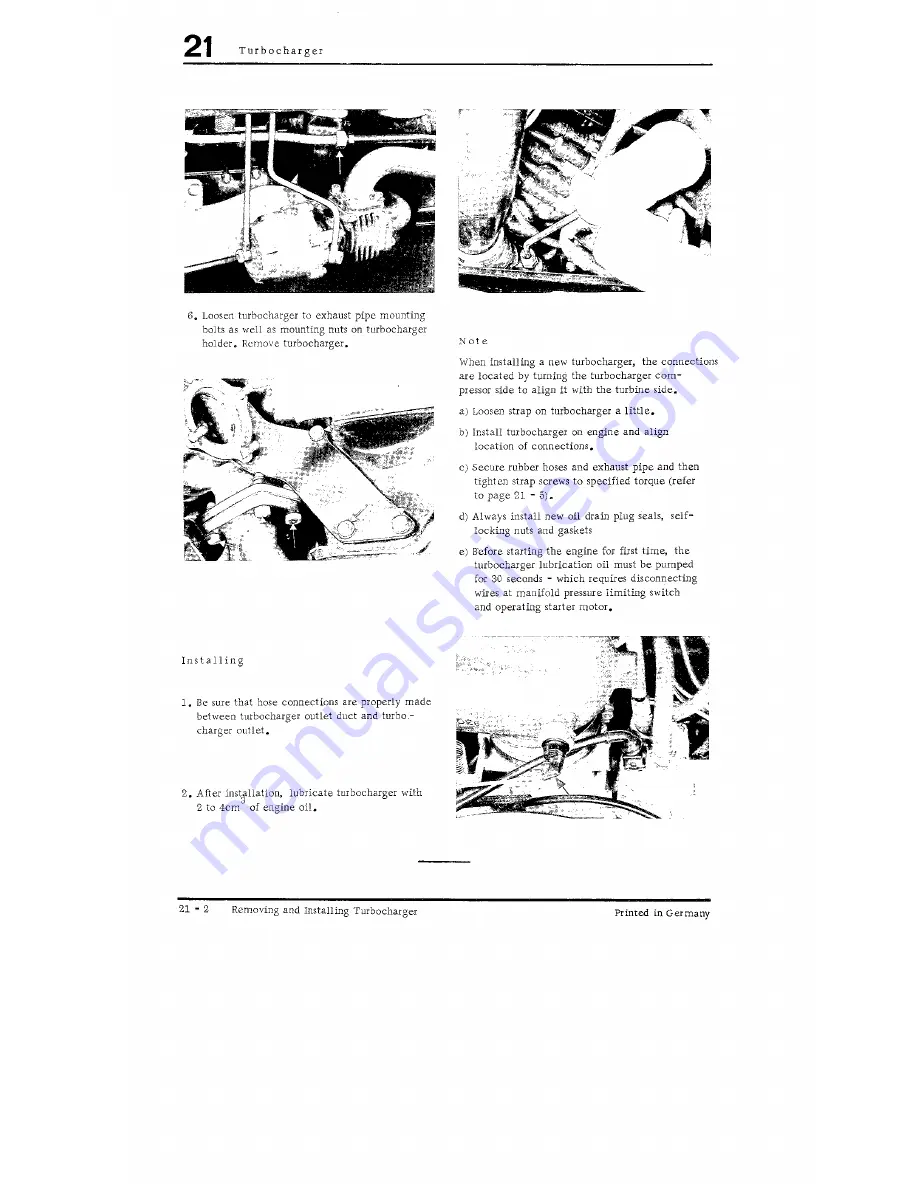 Porsche turbo Carrera Workshop Manual Download Page 51