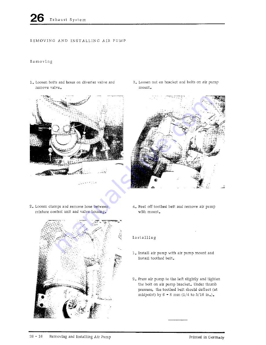 Porsche turbo Carrera Workshop Manual Download Page 128