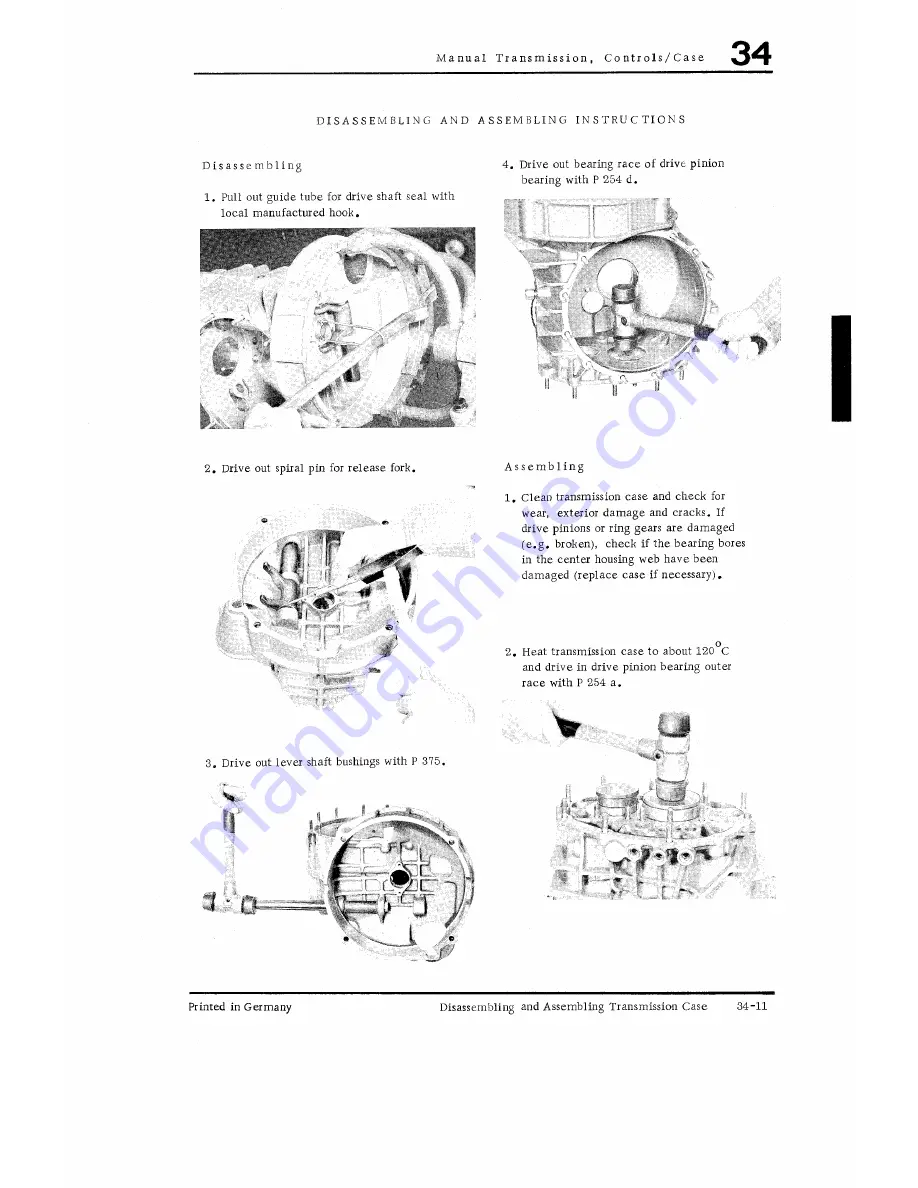 Porsche turbo Carrera Workshop Manual Download Page 194