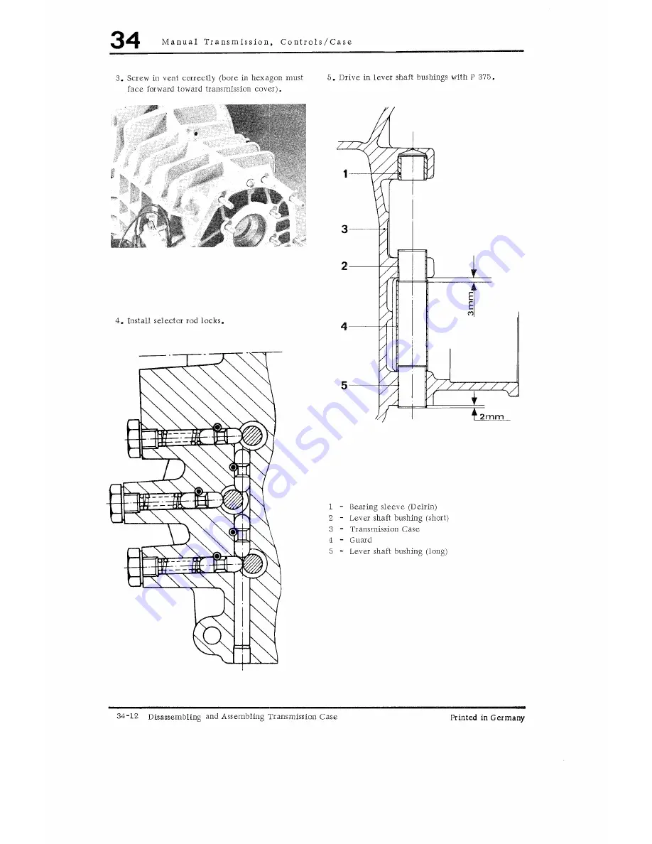 Porsche turbo Carrera Workshop Manual Download Page 195