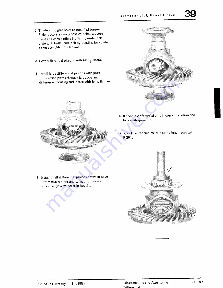 Porsche turbo Carrera Workshop Manual Download Page 247