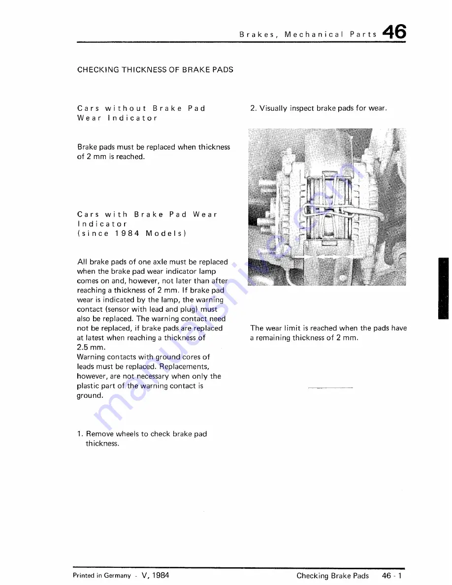 Porsche turbo Carrera Workshop Manual Download Page 302