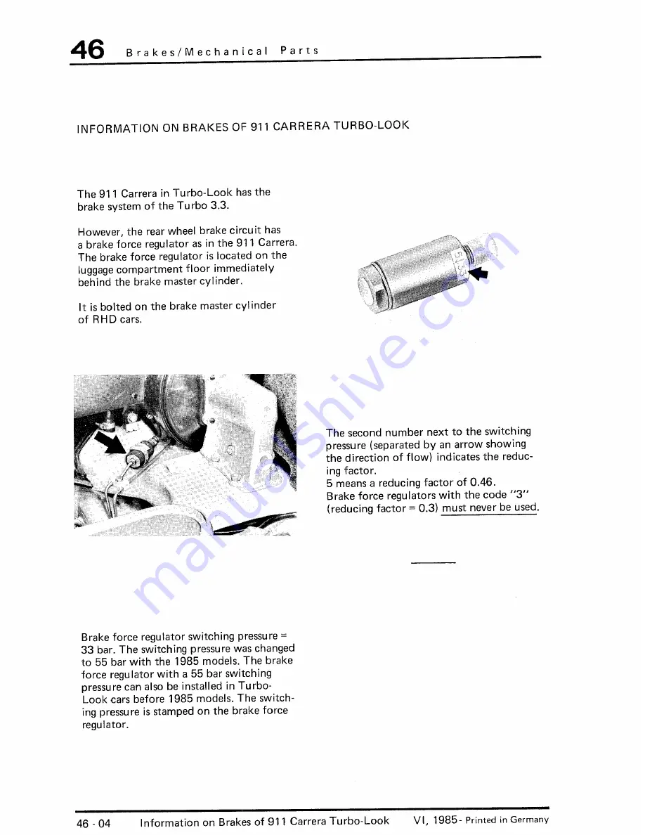 Porsche turbo Carrera Workshop Manual Download Page 308