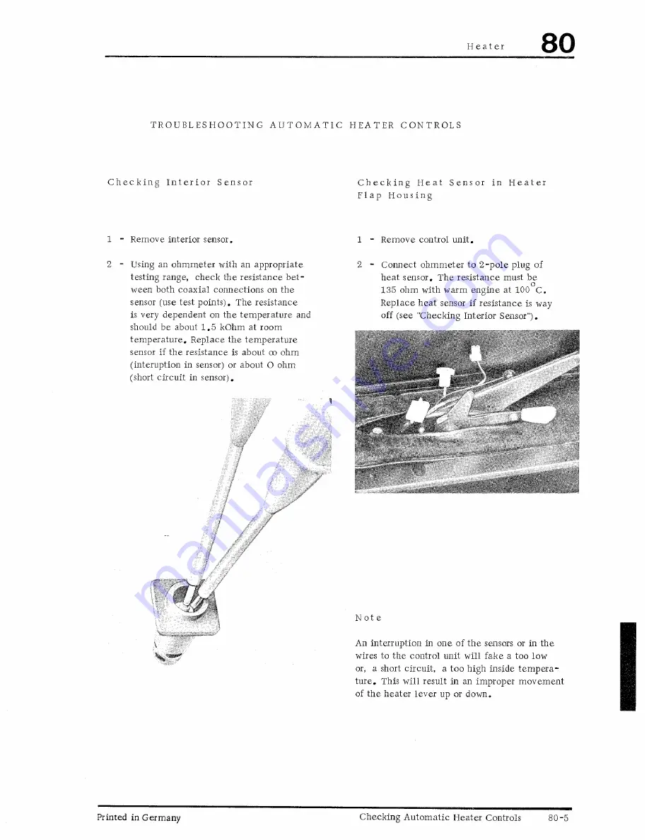 Porsche turbo Carrera Workshop Manual Download Page 361